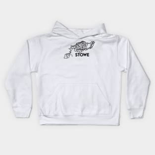 Stowe VT Trail Map | Stowe Ski Resort Trails (2) Kids Hoodie